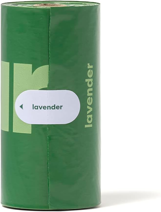Earth Rated Dog Poop Bags on Refill Rolls, 270 Bags, Lavender