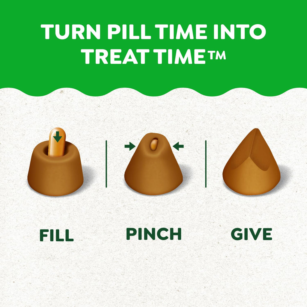Greenies Pill Pockets Large Size Dog Treats, Peanut Butter, 7.9 oz