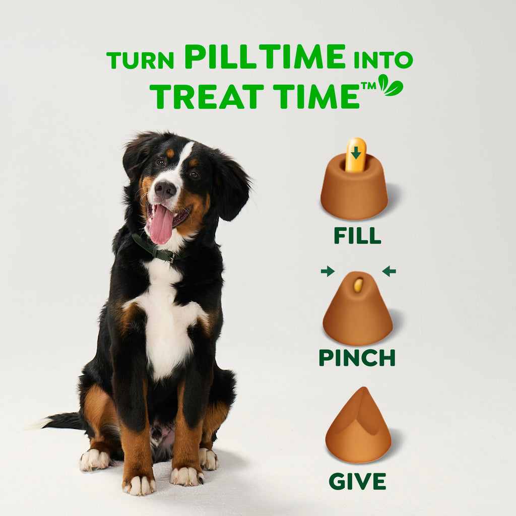 Greenies Pill Pockets Large Size Dog Treats, Peanut Butter, 7.9 oz