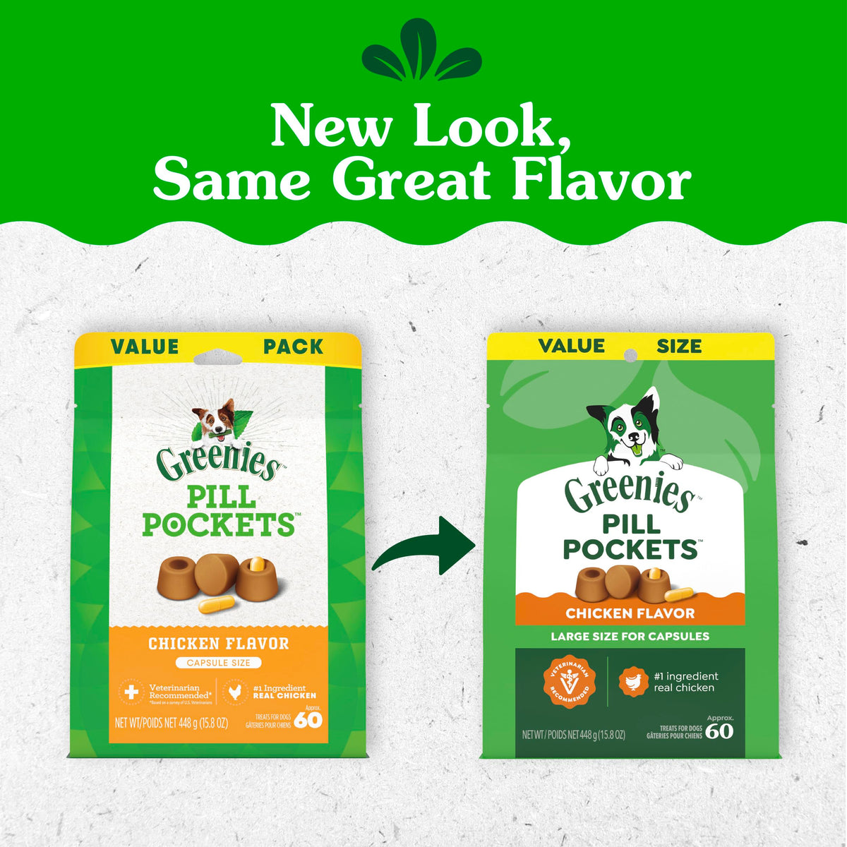 Greenies Pill Pockets Large Size Dog Treats, Peanut Butter, 7.9 oz