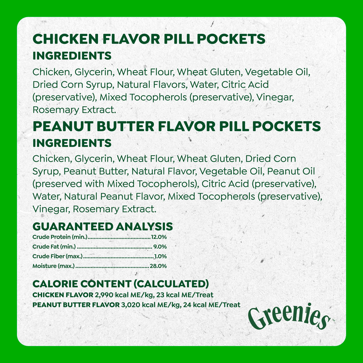 Greenies Pill Pockets Large Size Dog Treats, Peanut Butter, 7.9 oz