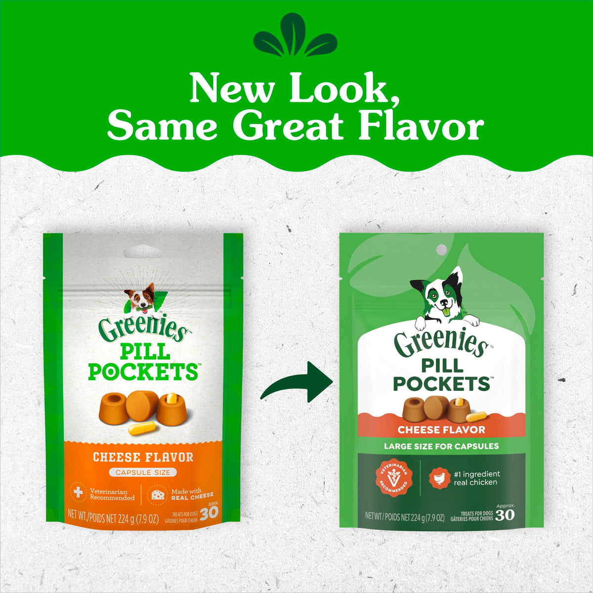 Greenies Pill Pockets Large Size Dog Treats, Peanut Butter, 7.9 oz