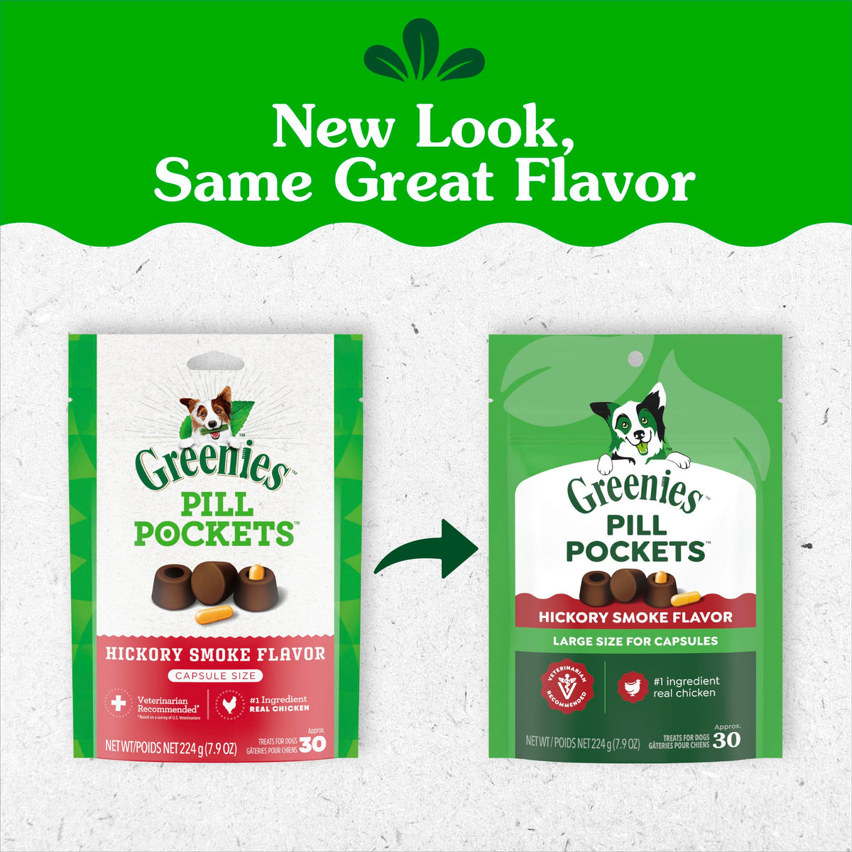 Greenies Pill Pockets Large Size Dog Treats, Peanut Butter, 7.9 oz