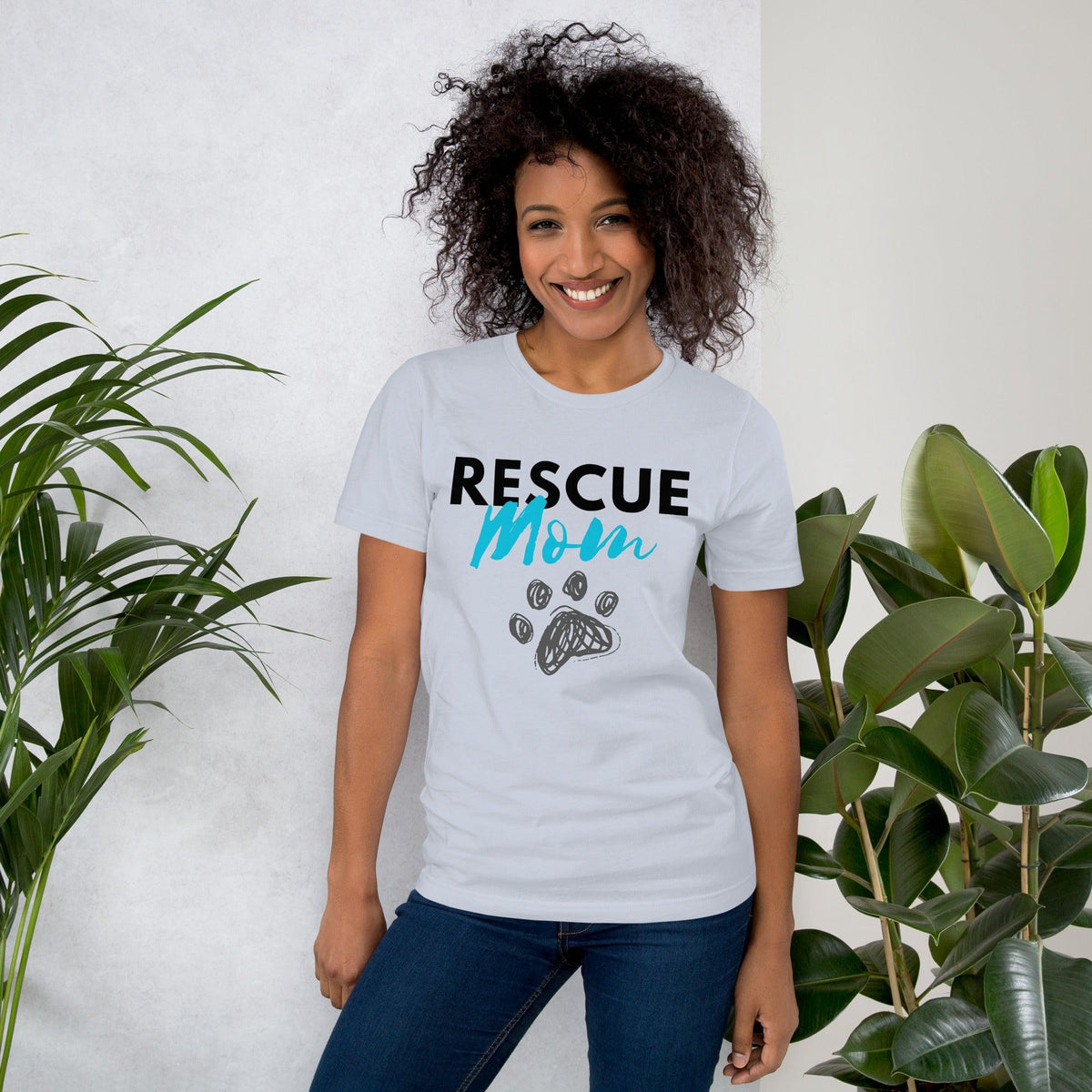 Rescue Mom Crew Neck T-Shirt