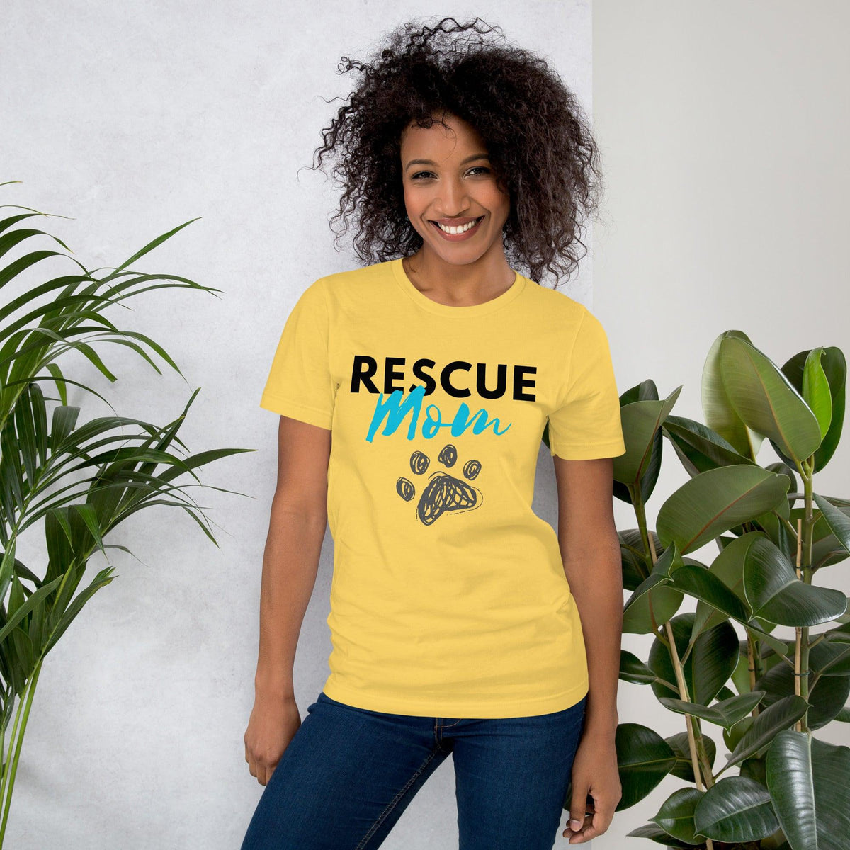 Rescue Mom Crew Neck T-Shirt